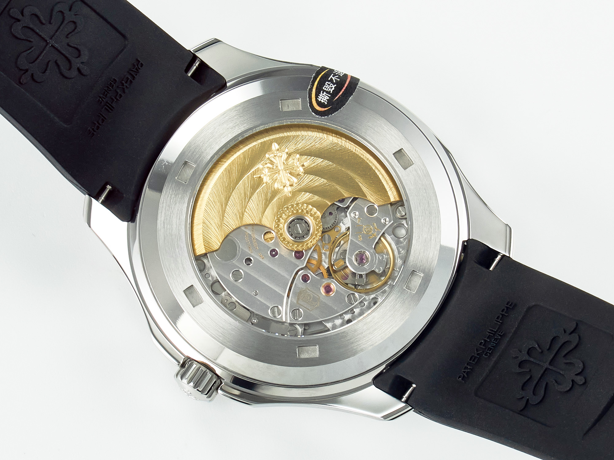 Aquanaut 5167A SS ZF 1:1 Best Edition Black Dial on Black Rubber Strap A324 Super Clone(New clasp)