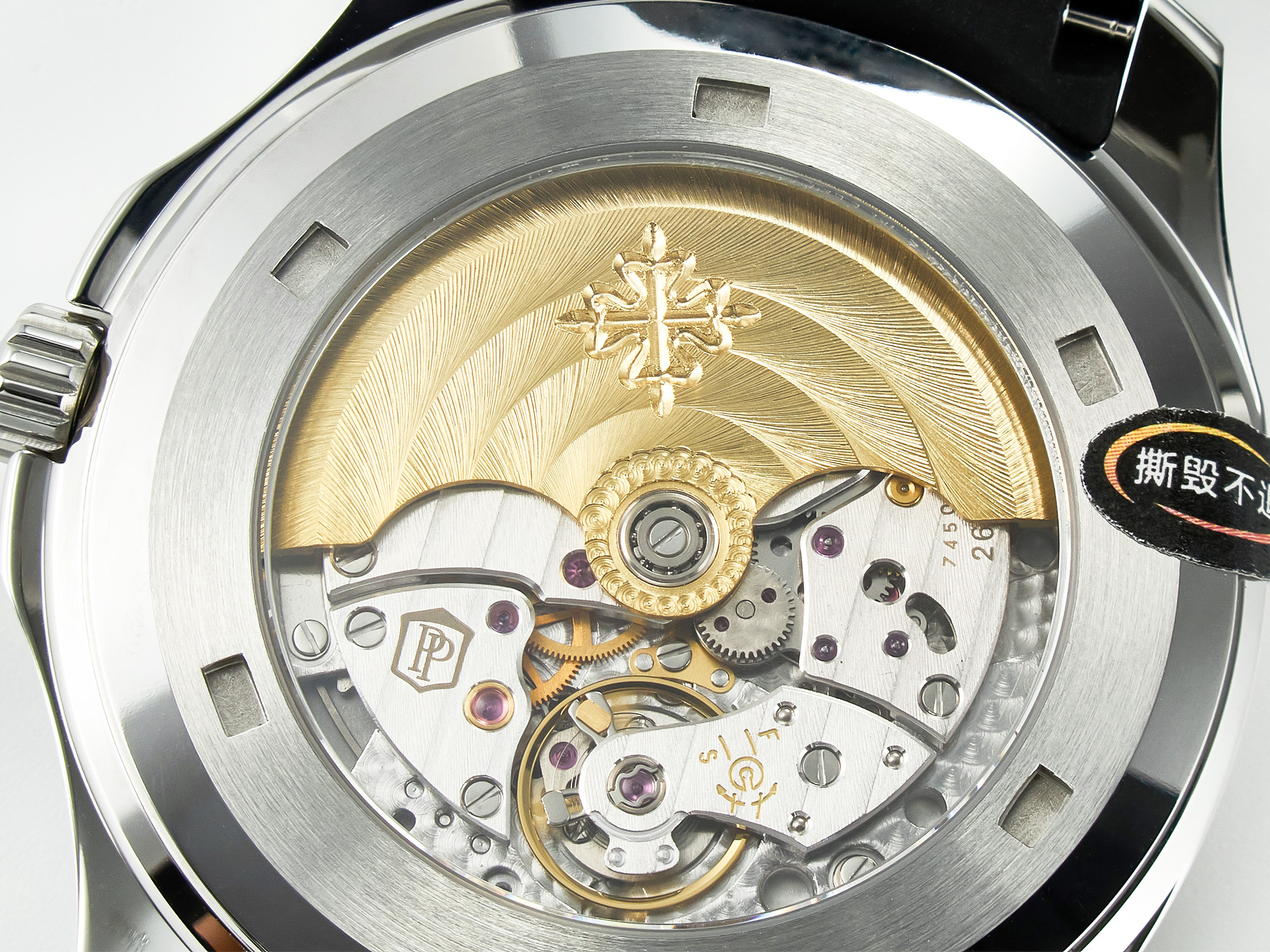 Aquanaut 5167A SS ZF 1:1 Best Edition Black Dial on Black Rubber Strap A324 Super Clone(New clasp)