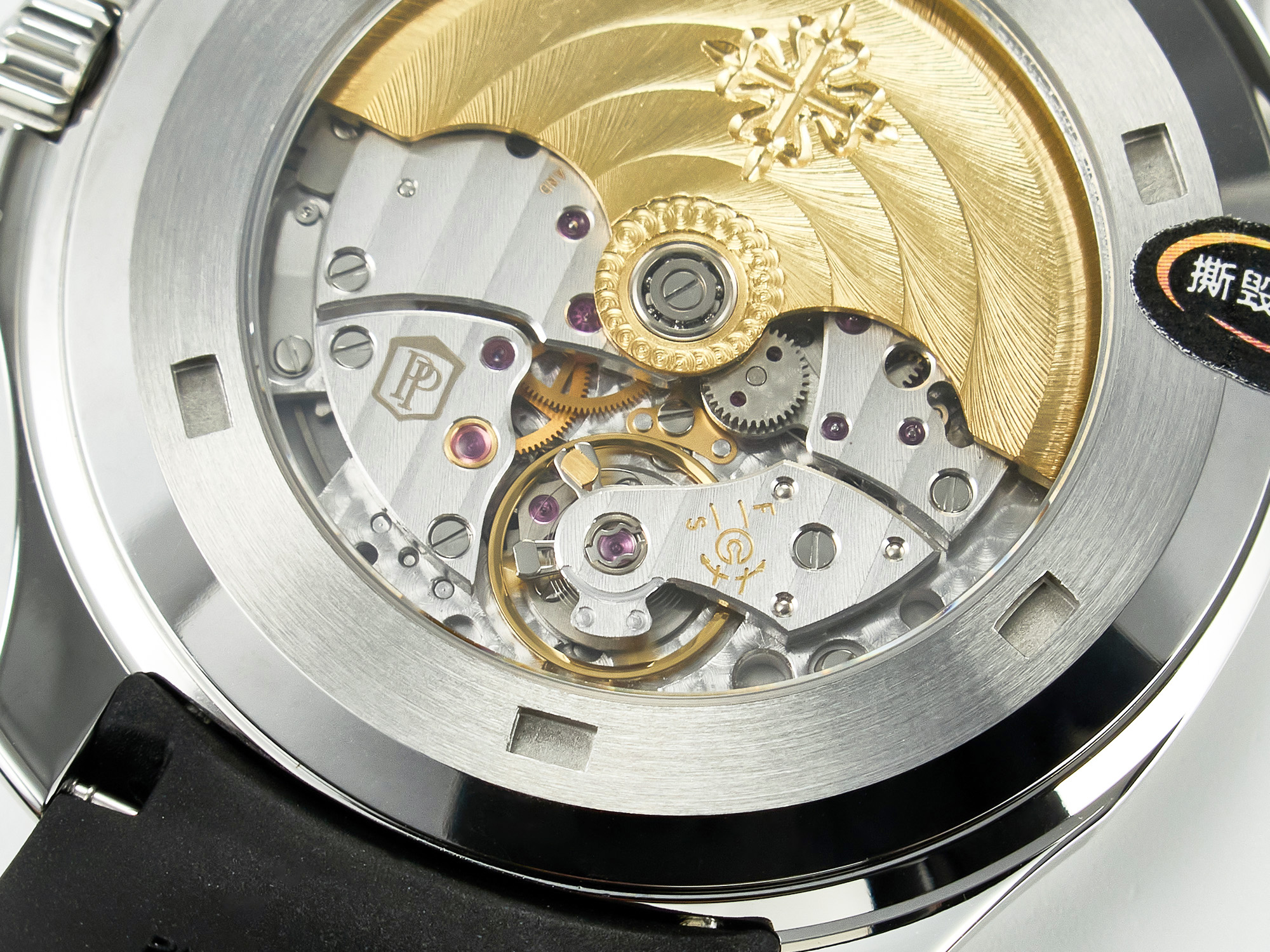 Aquanaut 5167A SS ZF 1:1 Best Edition Black Dial on Black Rubber Strap A324 Super Clone(New clasp)