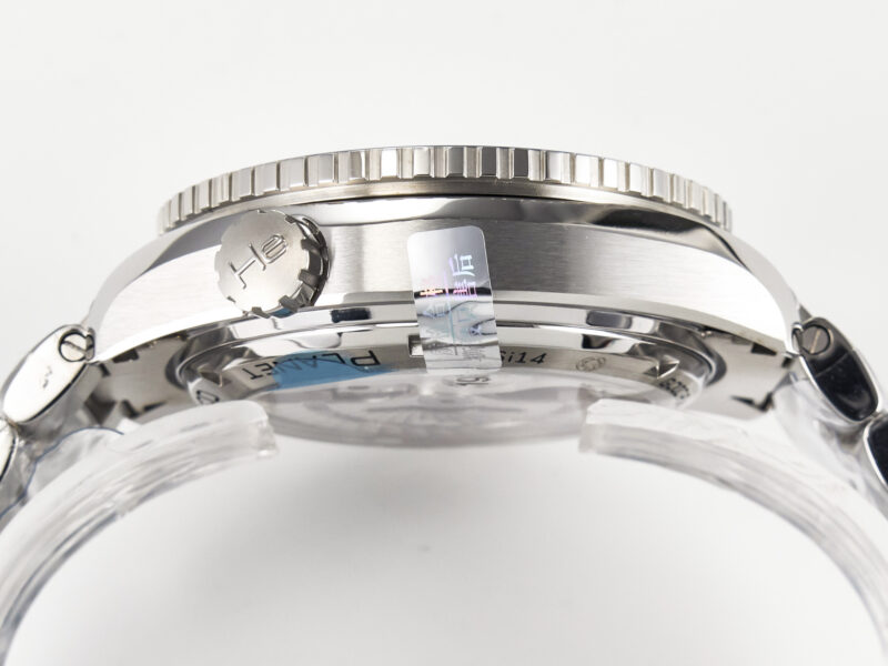 Planet Ocean 600M Co-Axial GMT 43.5mm VSF 1:1 Best Edition Blue Dial Blue Ceramic Bezel on SS Bracelet A8605 Super Clone