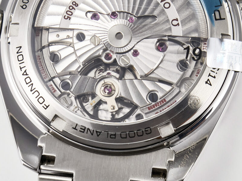 Planet Ocean 600M Co-Axial GMT 43.5mm VSF 1:1 Best Edition Blue Dial Blue Ceramic Bezel on SS Bracelet A8605 Super Clone